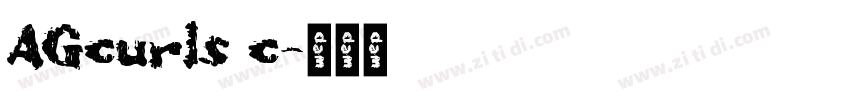 AGcurls c字体转换